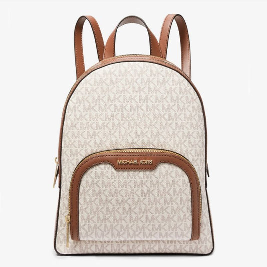 Mochila Michael Kors Jaycee Logo Vainilla
