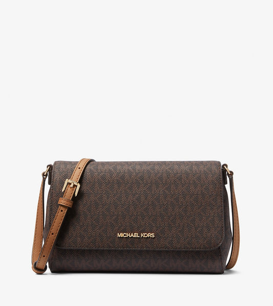 Cartera Michael Kors Logo Convertible Café