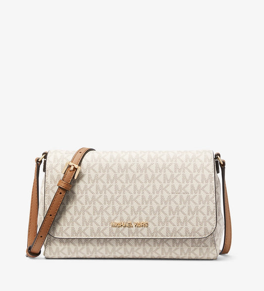 Cartera Michael Kors Logo Convertible Vainilla