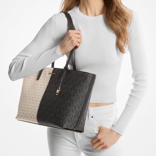 Cartera Michael Kors Two-Tone Black