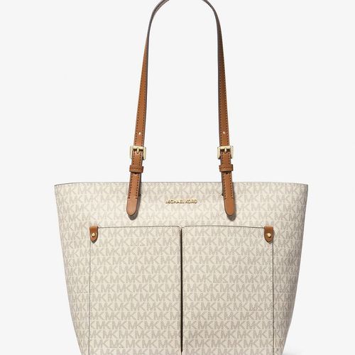 Cartera Michael Kors Jet Set Pocket Vainilla