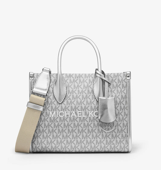 Cartera Michael Kors Mirella Small Silver
