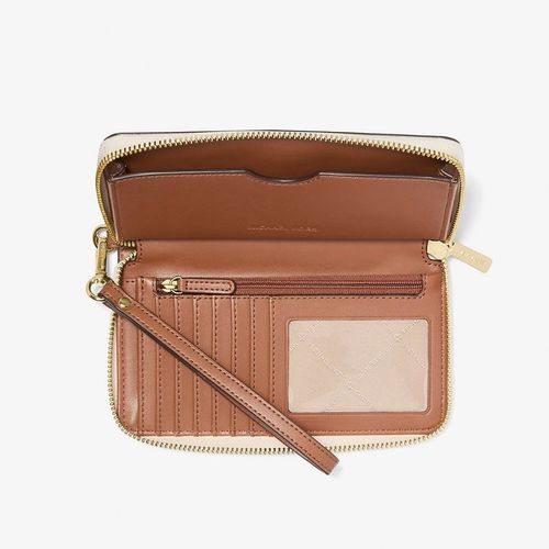 Billetera Michael Kors Wristlet Vainilla